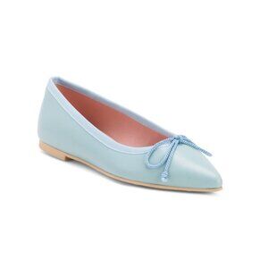 PRETTY BALLERINAS Baby Blue Made In Spain Leather Ella Ballet Flats